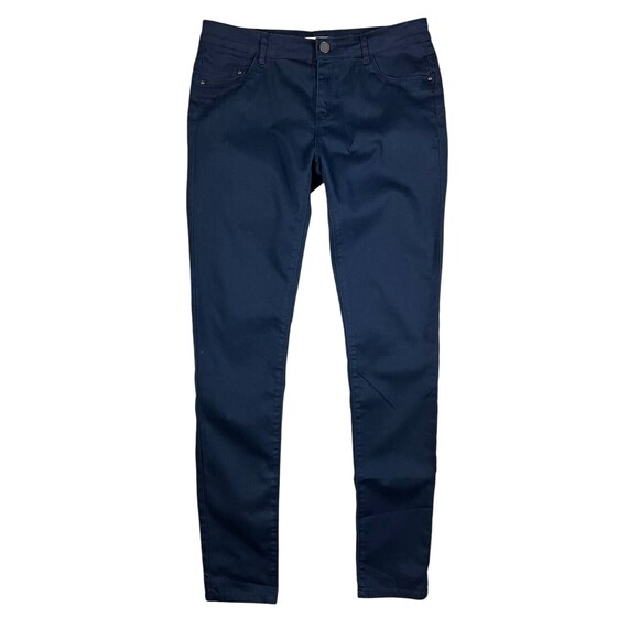Calliope Basic PMKD01774A Lowrise Skinny Twill Pants Jeans  Women's M  Dark Navy - Picture 1 of 10
